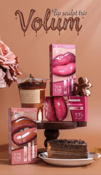 GLASTING COLOR GLOSS 3-in-1 Lip Liner & Lip Glaze Makeup Set