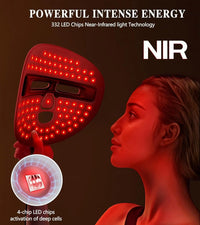 Hello Face L6 4-in-1 LED Light Therapy Mask – 720 Chips, Red, Blue, Amber & NIR