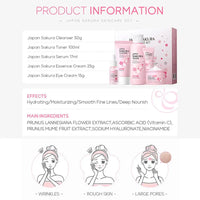 Sakura Skin Care Set – 5 or 6-Piece Collection