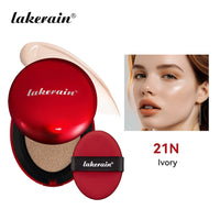 Lakerain Super Fit Cushion Foundation | SPF Sunscreen, Waterproof, 72-Hour Longwear | 9 Shades