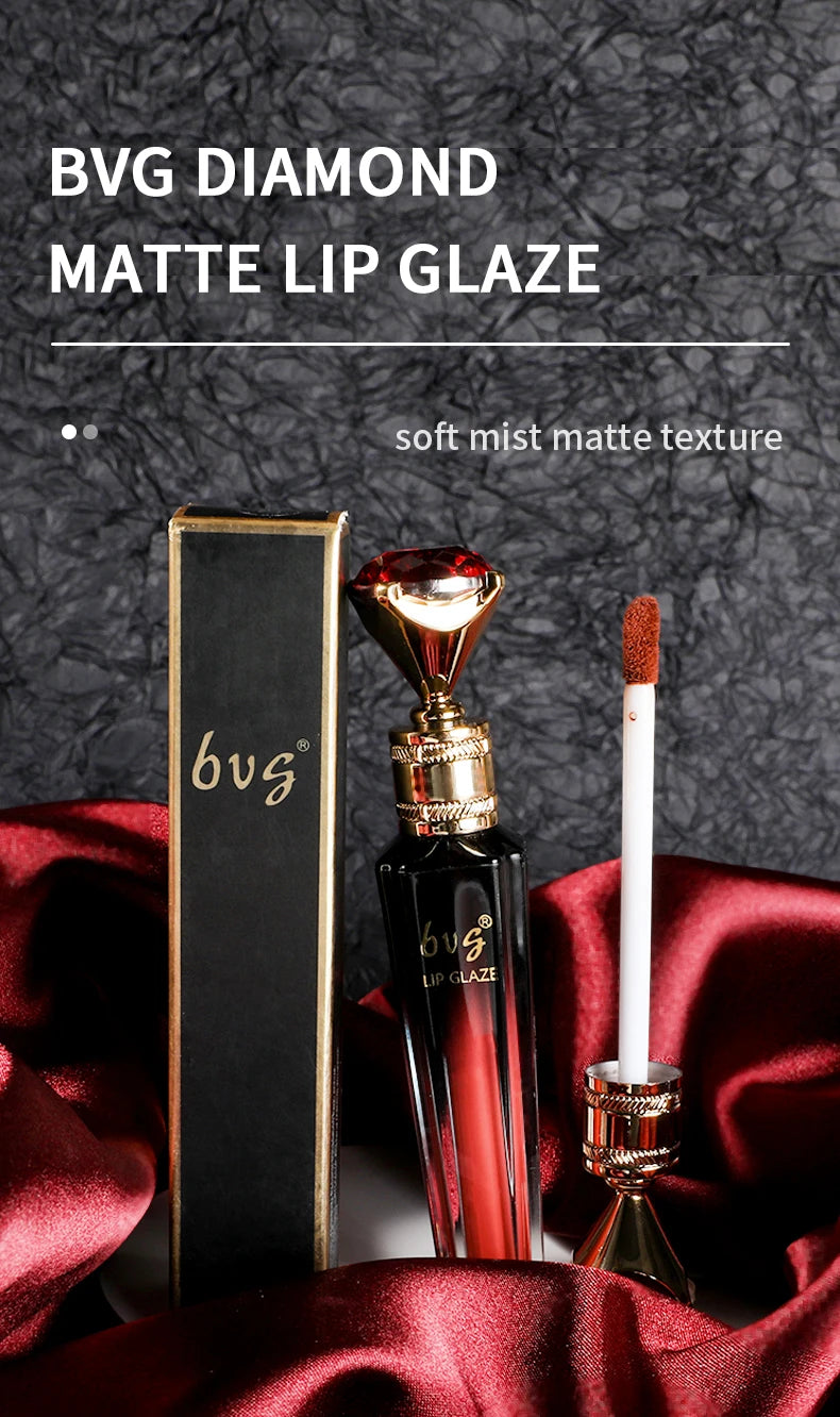 Diamond Velvet Lip Gloss - Waterproof Long-Lasting Shine
