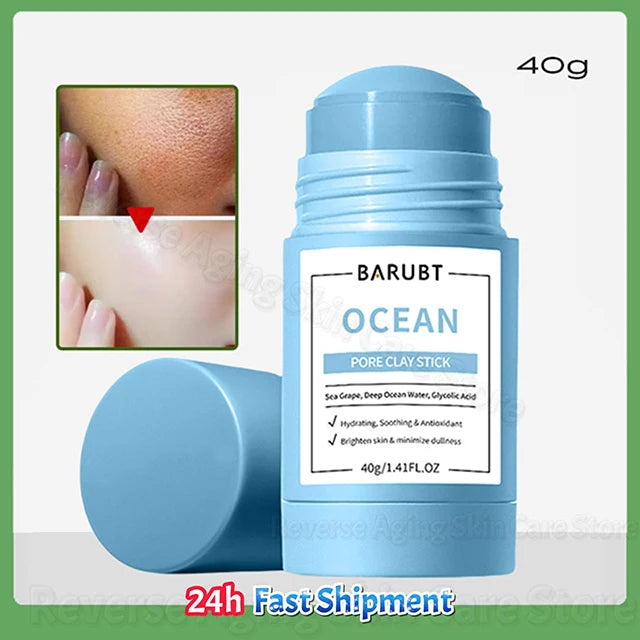 Jaysuing Cleansing Mask Stick – Mugwort, Alaska Volcano & More | Pore Minimizer & Acne Treatment 40g
