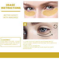 EELHOE 24K Gold Under Eye Patches – Anti-Aging Collagen & Hyaluronic Acid Eye Mask for Dark Circles & Puffiness (60 Pairs)