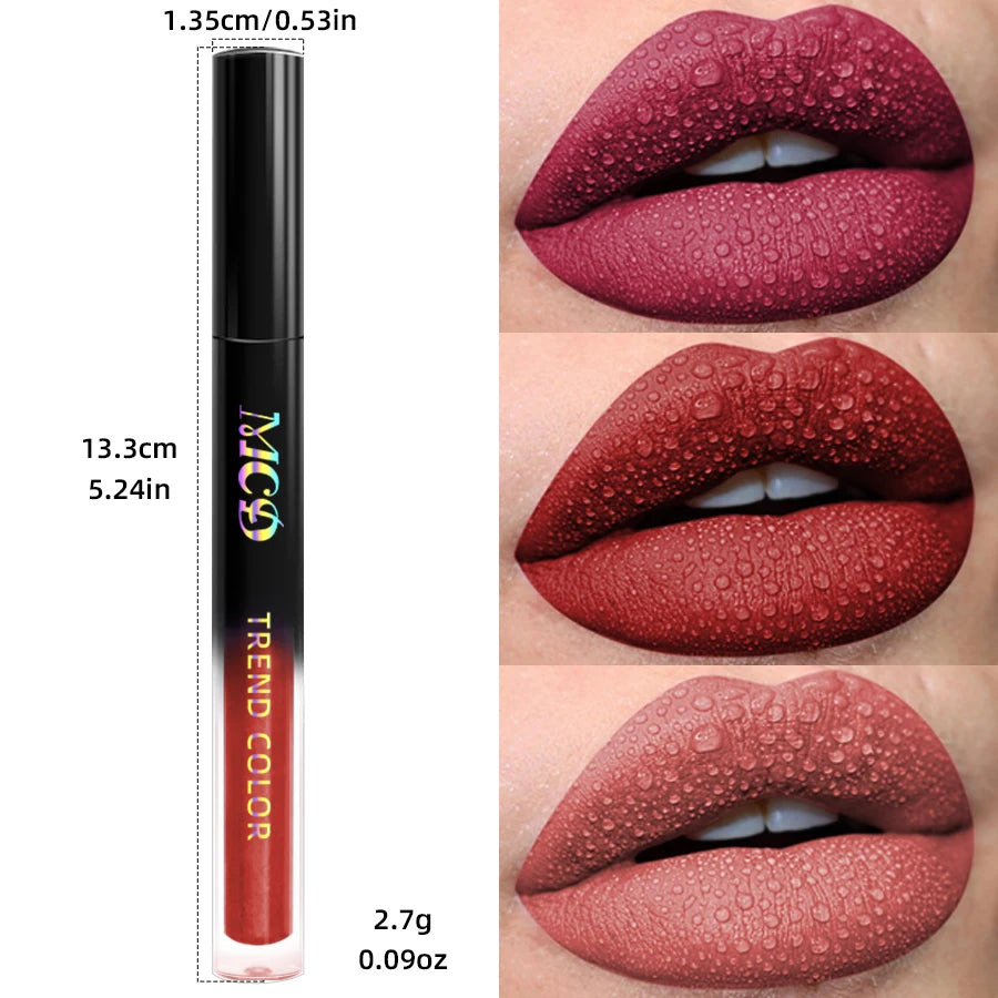 Velvet Matte Lip Gloss - Waterproof Long-Lasting Lip Tint