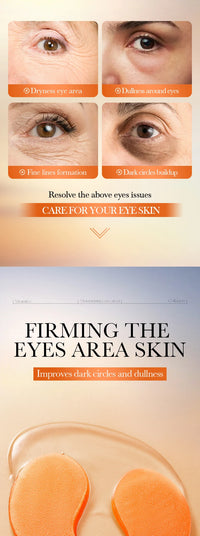 BIOAQUA Crystal Collagen Eye Mask Patches – 80 Pieces, Dark Circles & Anti-Aging