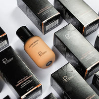 XMSJ 2-in-1 Liquid Foundation & Concealer | Waterproof, Oil Control, Matte Finish | 40ml | 17 Shades