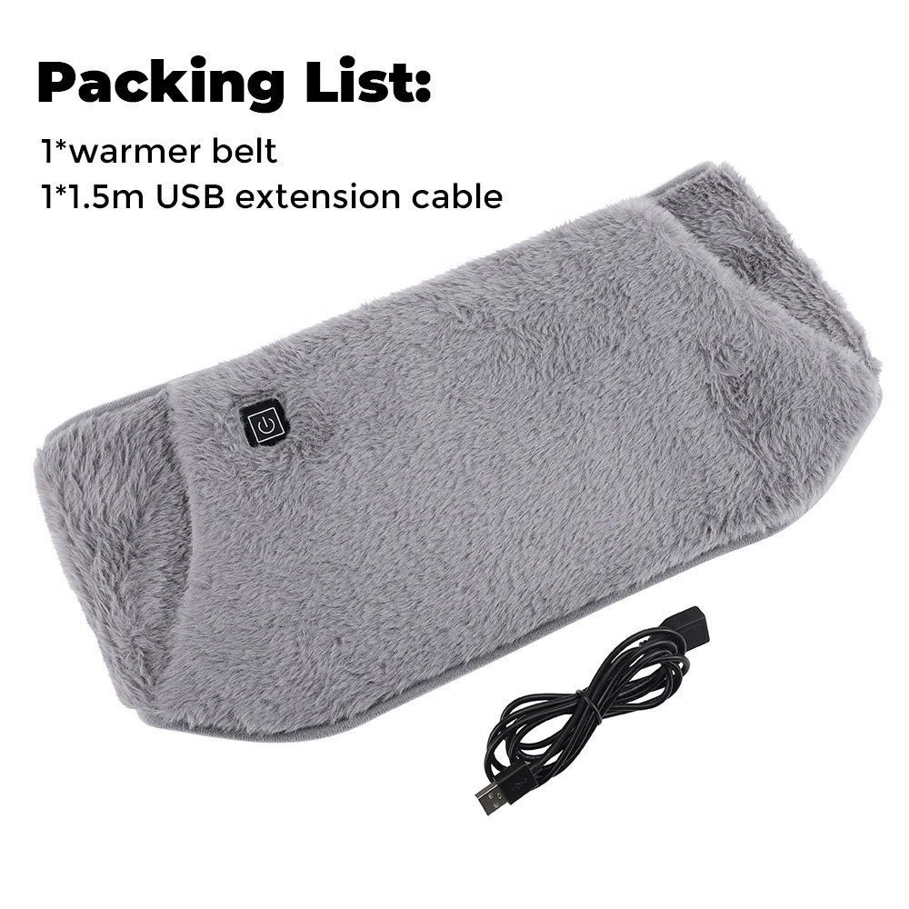 USB Electric Heating Belt – 3-in-1 Graphene Waist Warmer with 3 Heat Settings