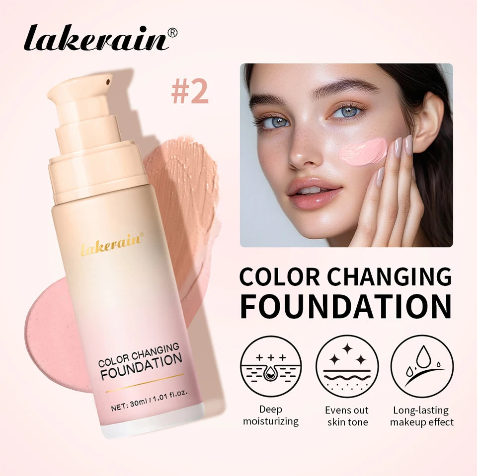 4-in-1 Color Changing Foundation – SPF30, Concealer, Moisturizer & Even Skin Tone | Buyer's Choice