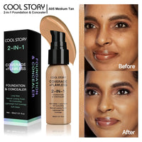 Air Cushion CC Cream Foundation | Oil Control, Matte, Full Coverage, Waterproof | 10 Shades