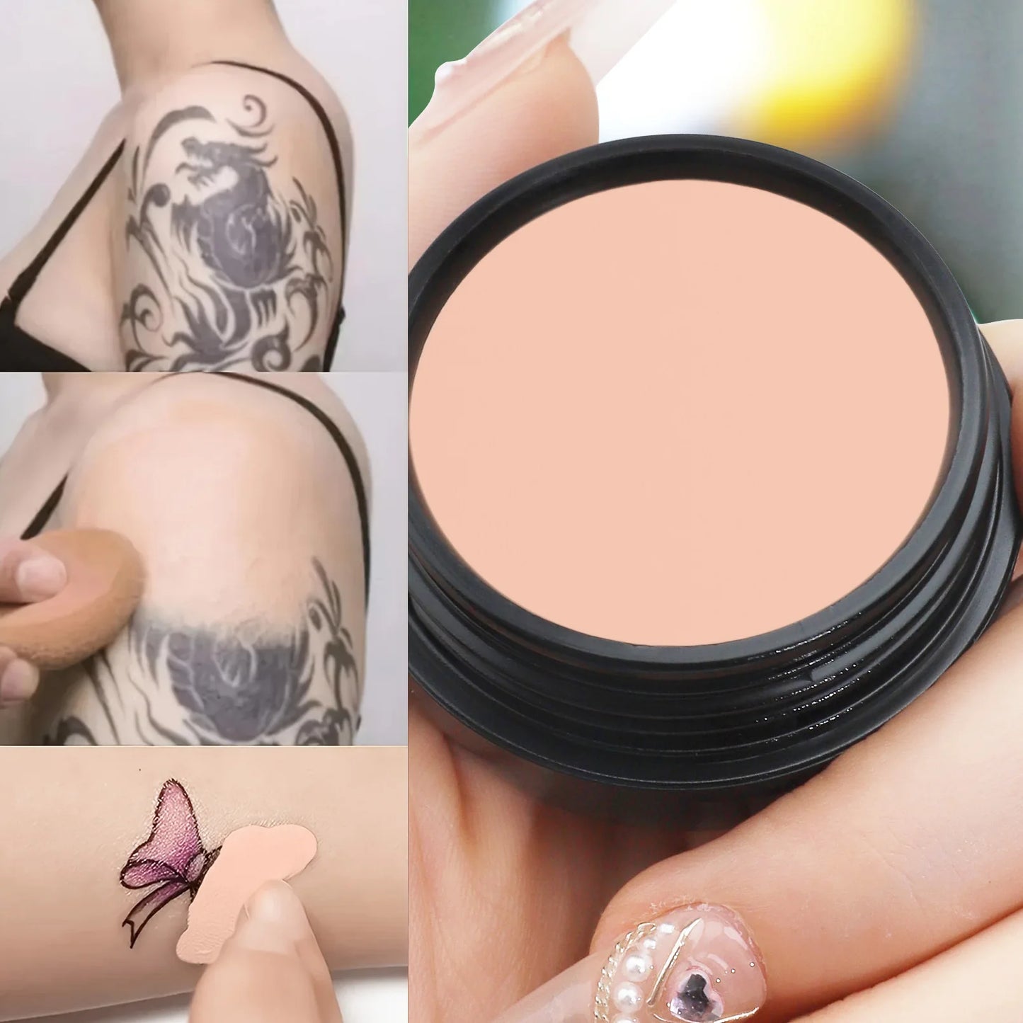 Full Coverage Concealer Cream – Waterproof Matte Finish for All Skin Tones, Hides Scars & Dark Circles 15g