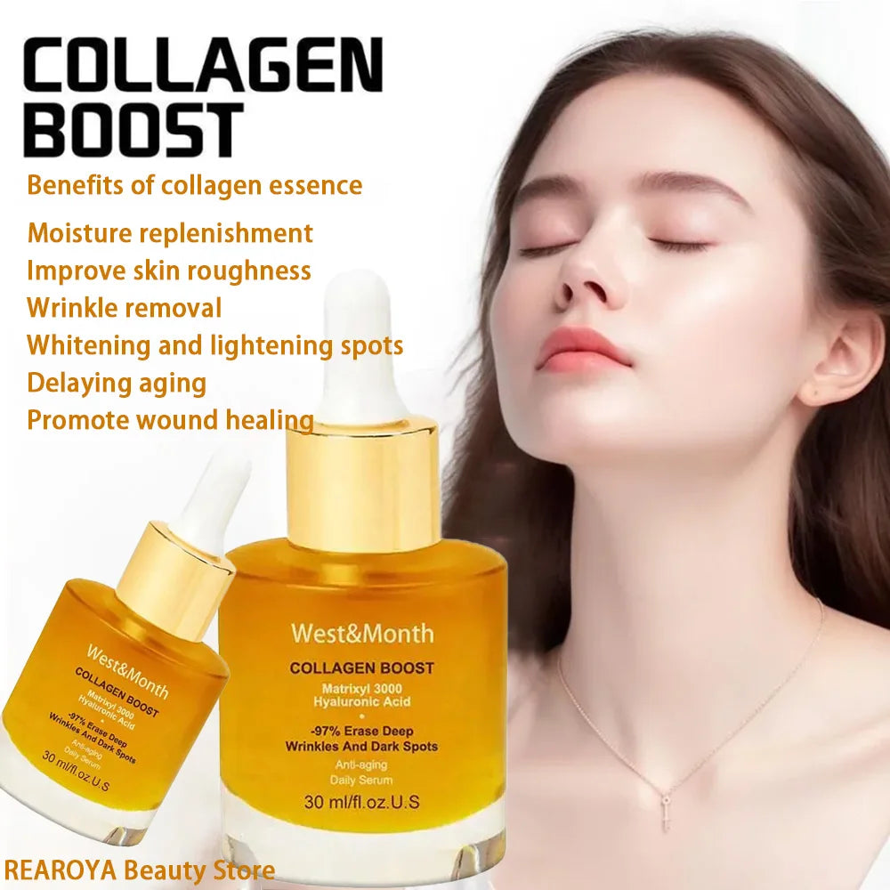 Collagen Brightening Face Serum – Hydrating & Firming Skin Care (30ml)