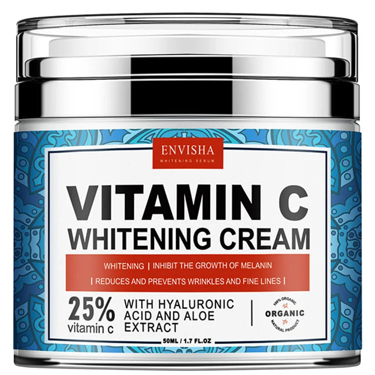 ENVISHA Anti-Aging Face Cream – Collagen, Hyaluronic Acid & Vitamin C Moisturizer (50ml)
