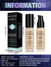 Air Cushion CC Cream Foundation | Oil Control, Matte, Full Coverage, Waterproof | 10 Shades