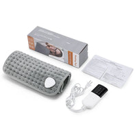 Electric Heating Pad for Back, Hands & Legs – 10 Heat Levels, 4 Timer Settings, Machine Washable
