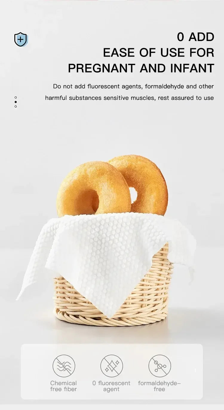 Non-Woven Disposable Spa & Salon Face Towels – Soft Facial Cleansing Wipes for Home & Beauty Salon Use (20x15cm)