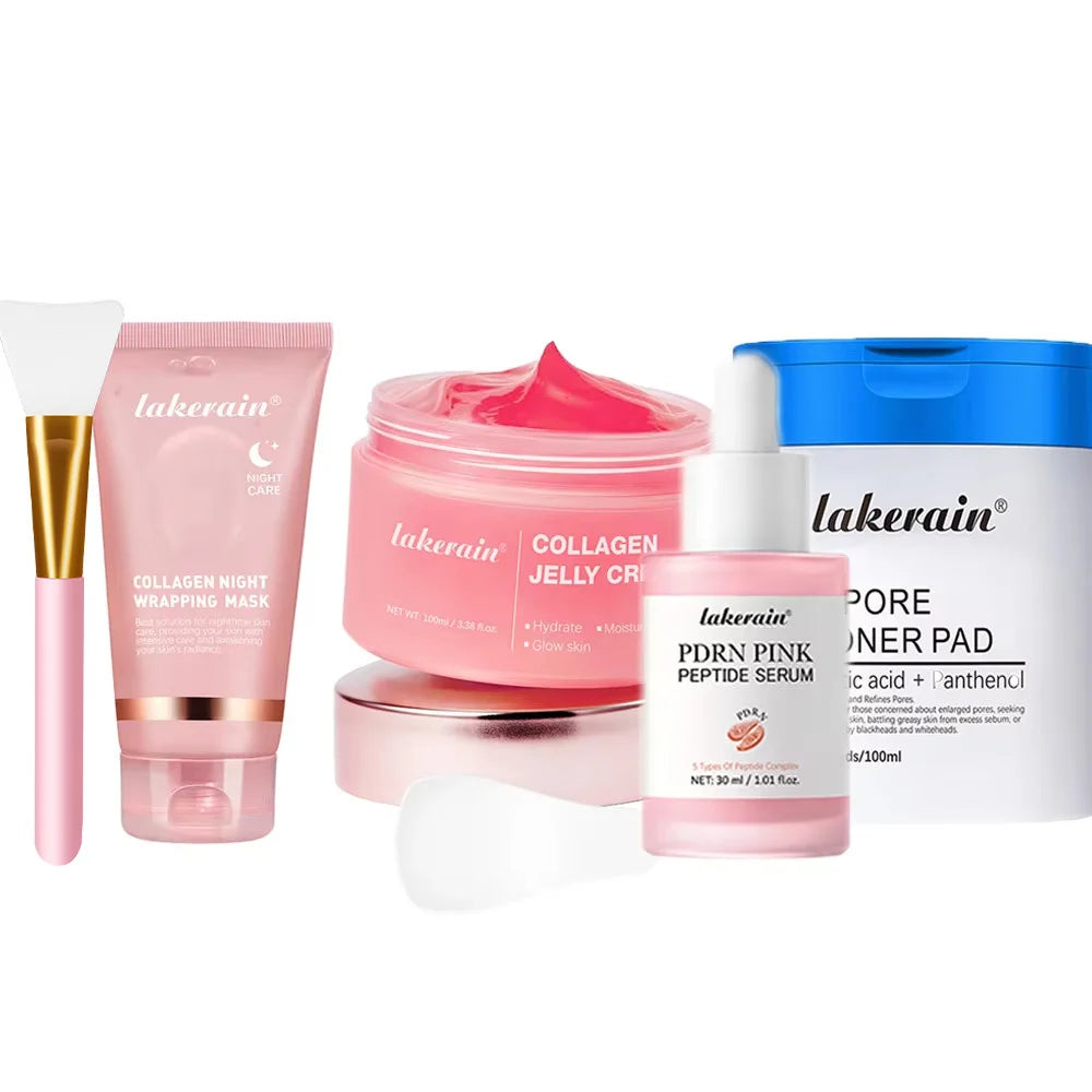 Collagen Night Wrapping Peel-Off Face Mask – Anti-Aging, Firming & Deep Hydration Overnight Skin Treatment for All Skin Types (75ml)