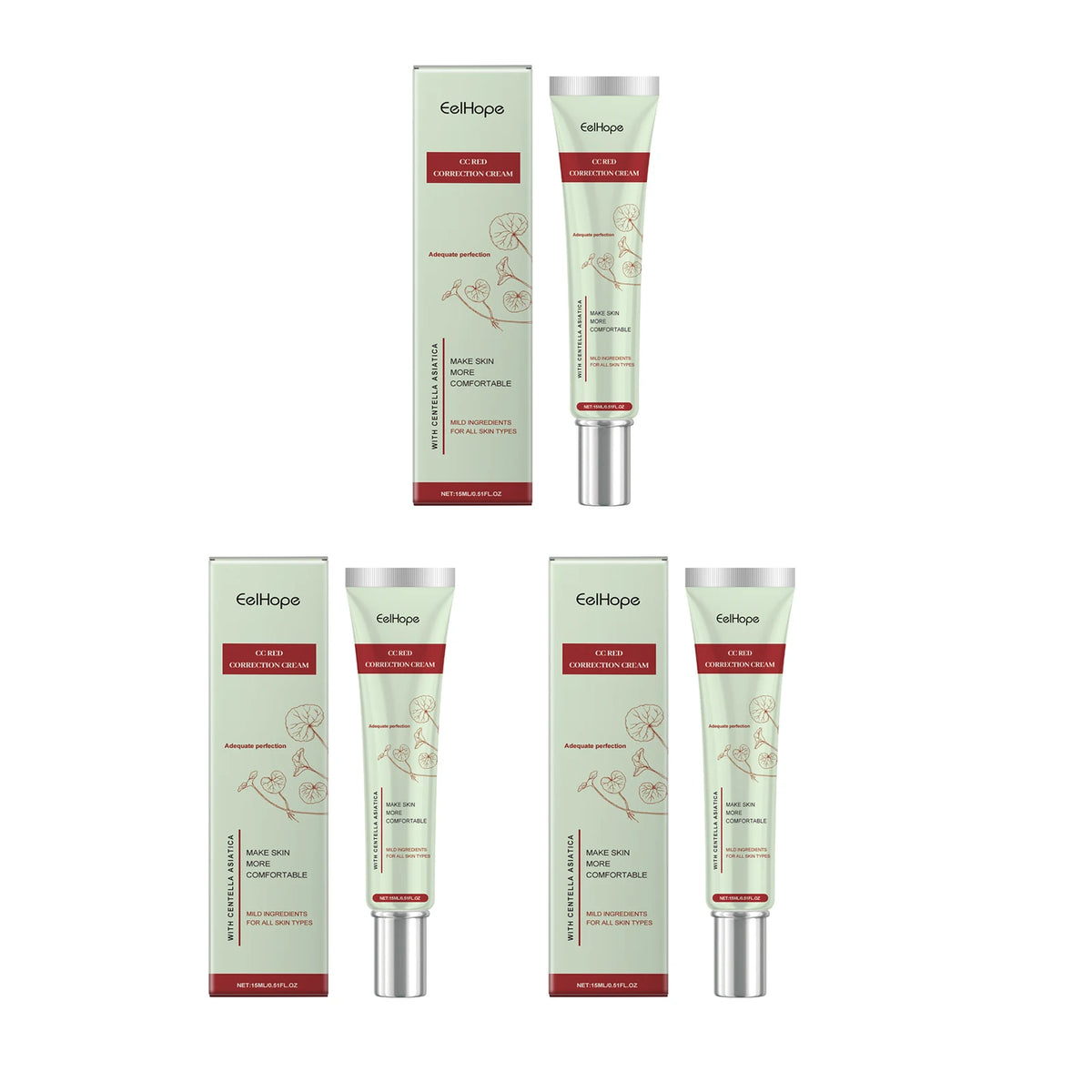 Eelhope Centella CC Cream – Gentle Brightening Concealer & Hydrating Foundation (14ml)