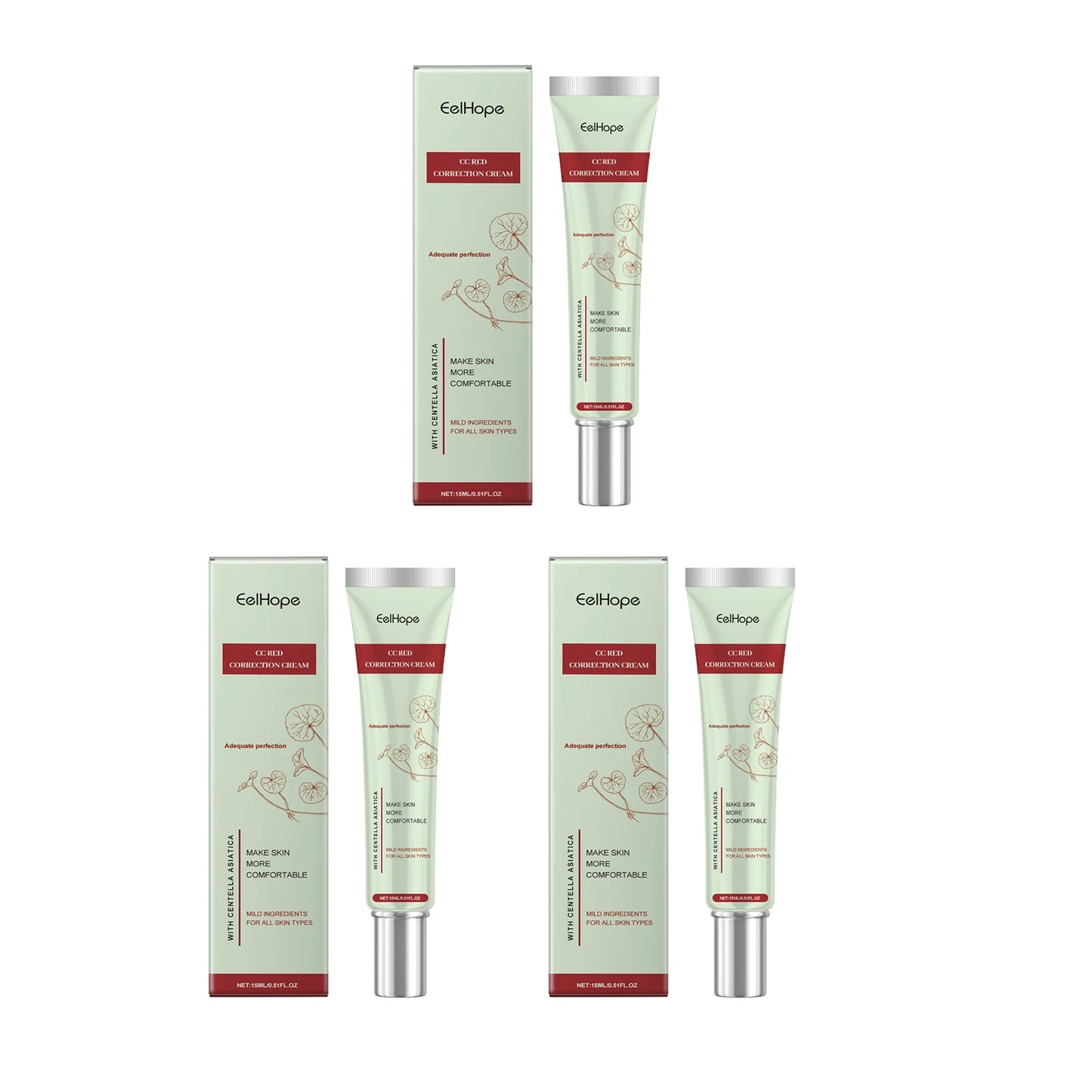 Eelhope Centella CC Cream – Gentle Brightening Concealer & Hydrating Foundation (14ml)