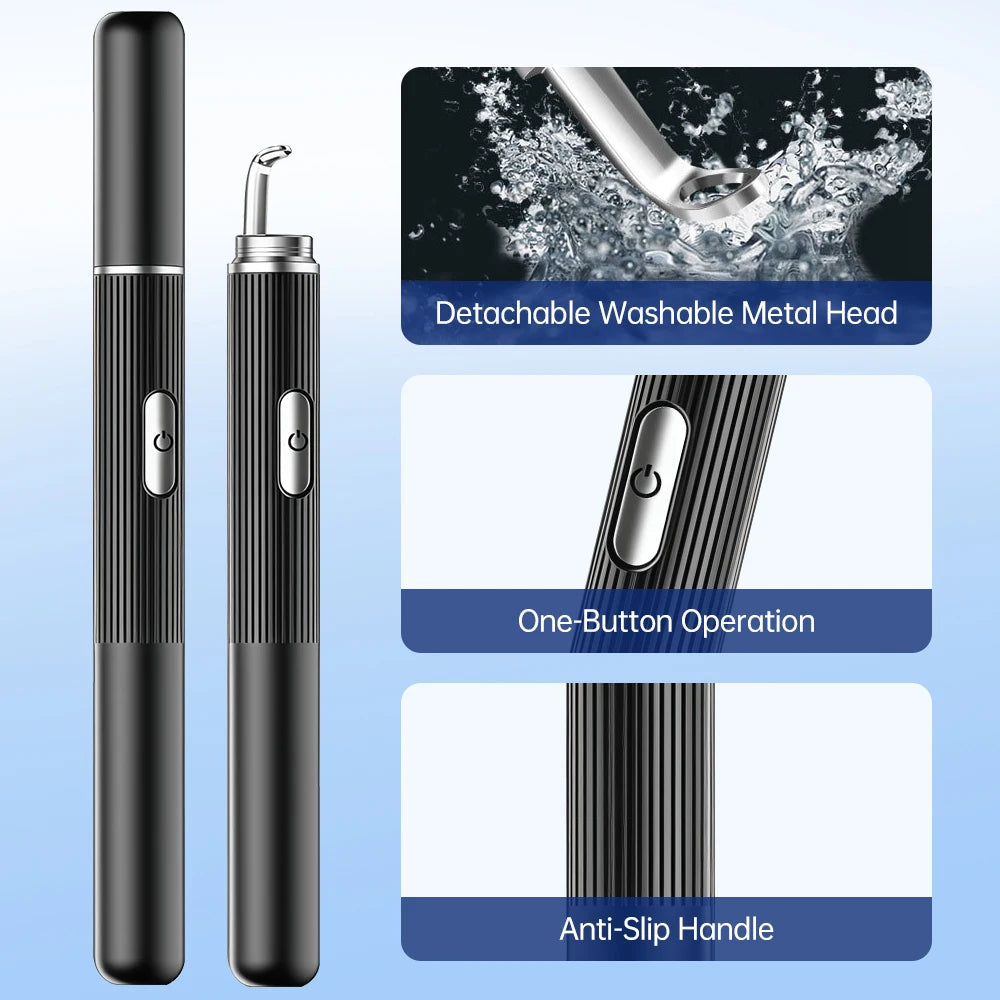 Hailicare Visual Blackhead Remover – 50x HD Camera, Wi-Fi App & LED Light | Acne Pore Cleaner Kit