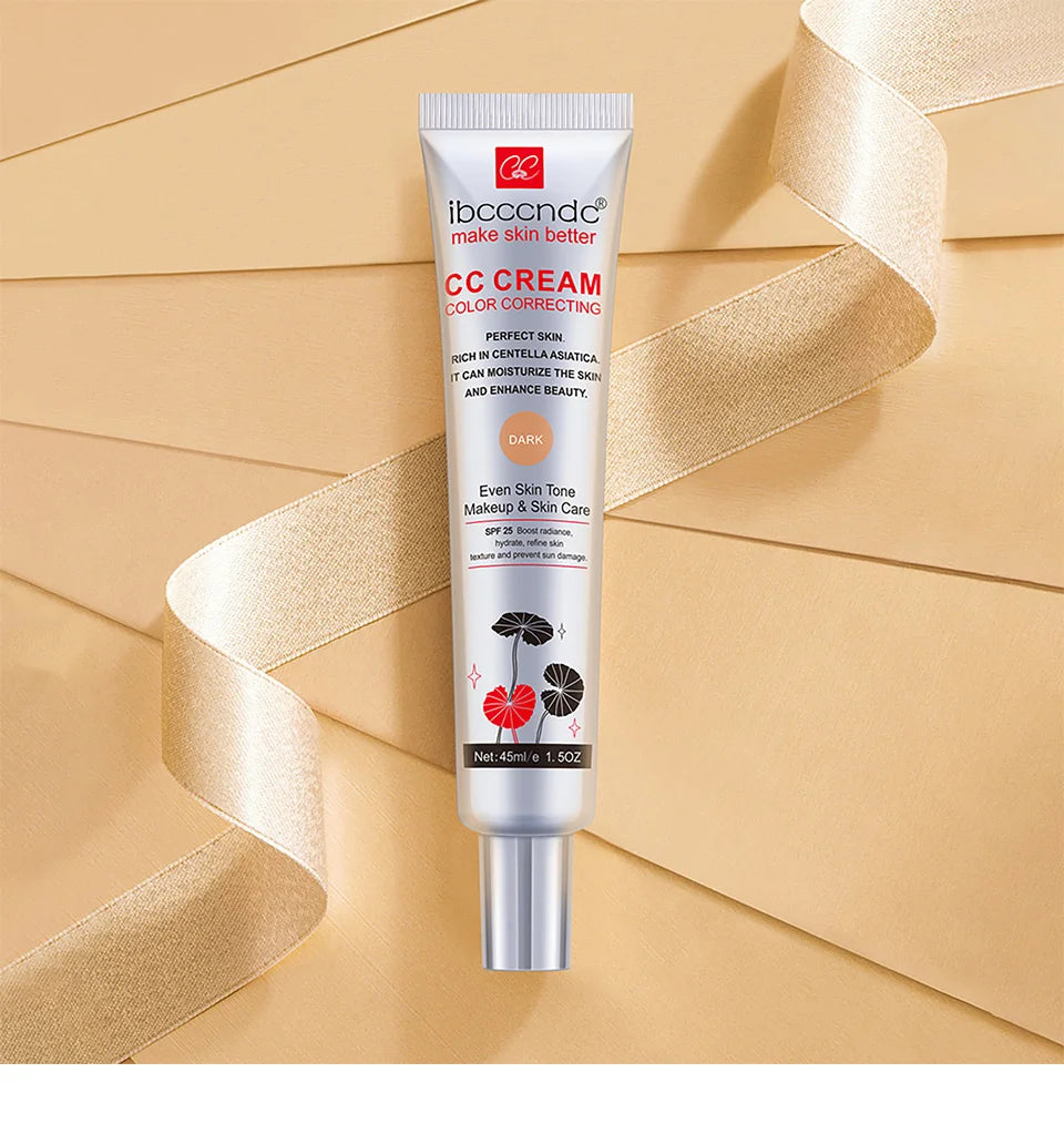 Centella Asiatica CC Cream – Color Correcting & Skin Repairing Liquid Foundation (45ml)