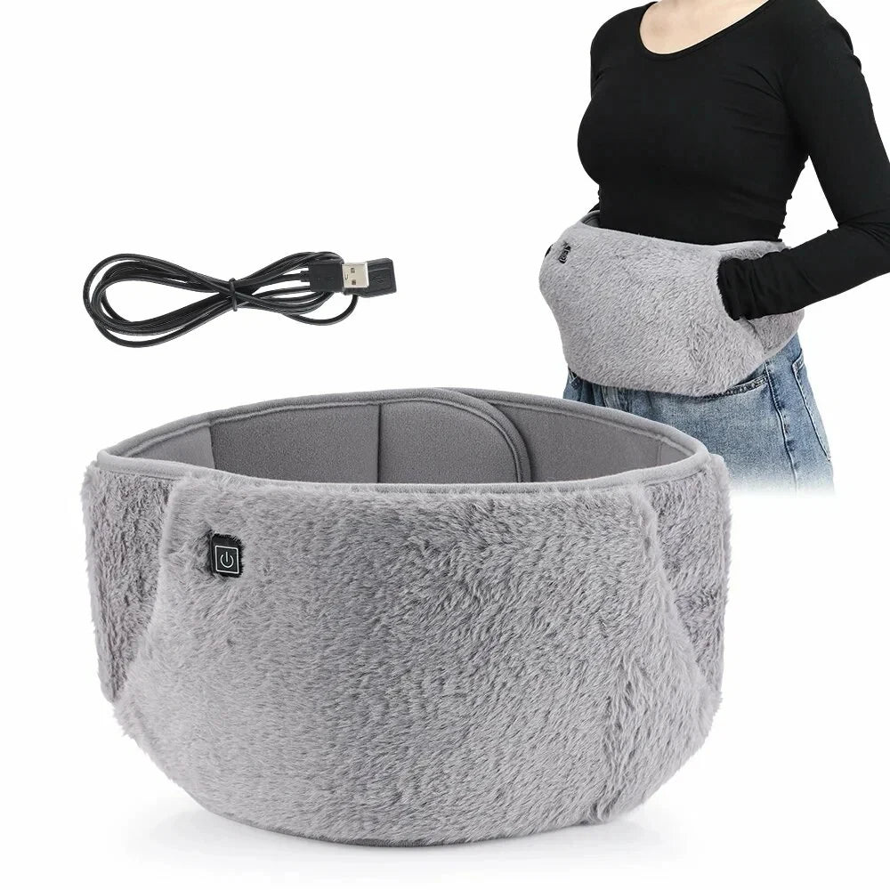 USB Electric Heating Belt – 3-in-1 Graphene Waist Warmer with 3 Heat Settings