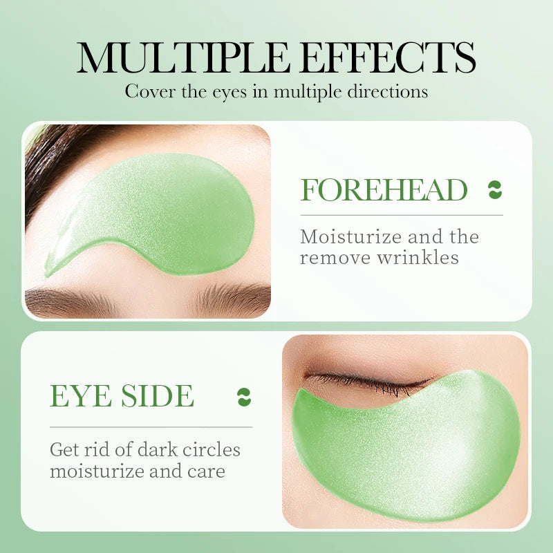 SADOER Aloe Vera & Collagen Under-Eye Masks – Anti-Wrinkle & Dark Circle Patches, 60 Pieces