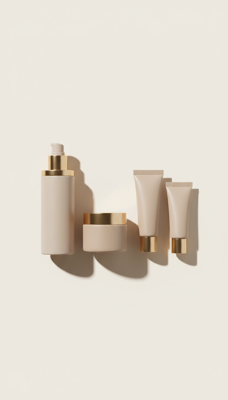 Luxury travel skincare kit for on-the-go routines
