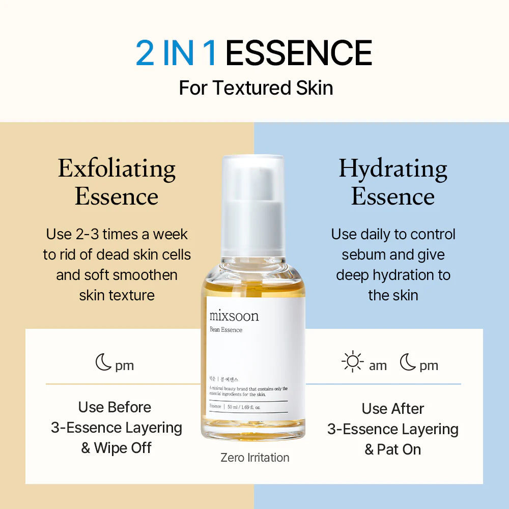 MIXSOON Bean Essence, Bean Cream & Centella Asiatica Cleanser